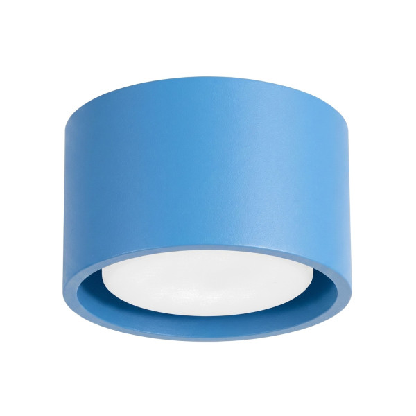 Plafon aluminiowy kwadratowy błękitny 10cm MODO 1 z serii MODO SL.2486 - Sollux Lighting