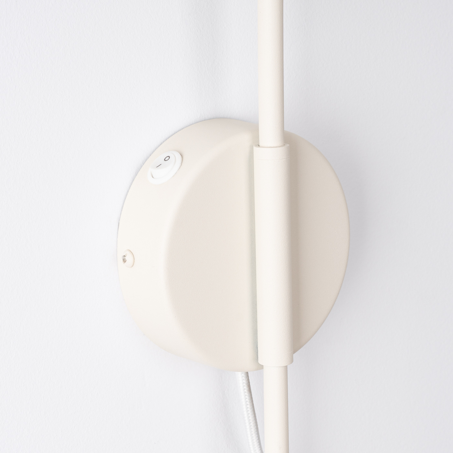Kinkiet stalowy beżowy z włącznikiem NOX 1 SL.2494 - Sollux Lighting - obrazek 7