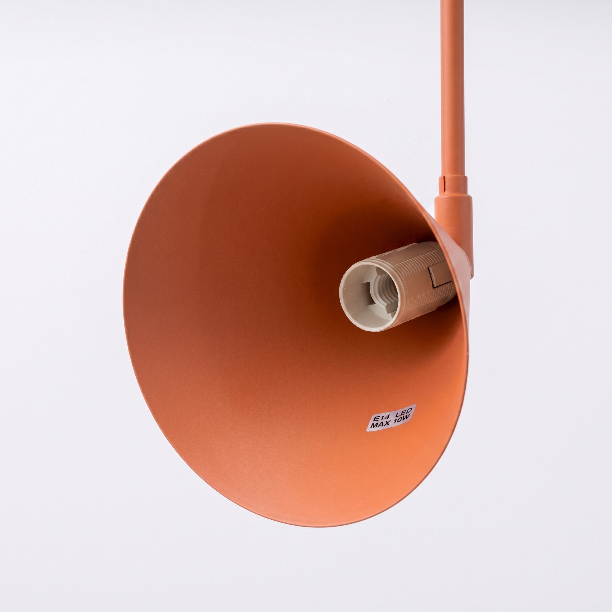 Kinkiet stalowy ochra czerwona z włącznikiem NOX 1 SL.2496 - Sollux Lighting - obrazek 8