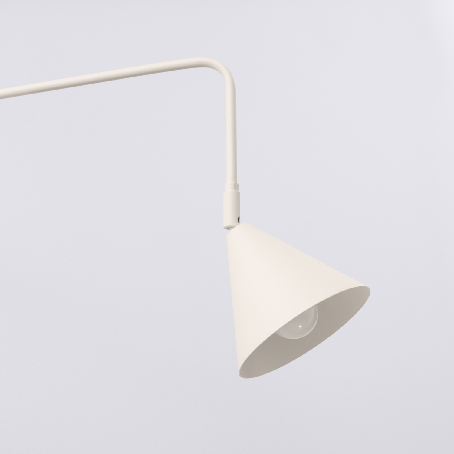 Kinkiet stalowy beżowy poziomy 61cm NOX 2 SL.2509 - Sollux Lighting - obrazek 5