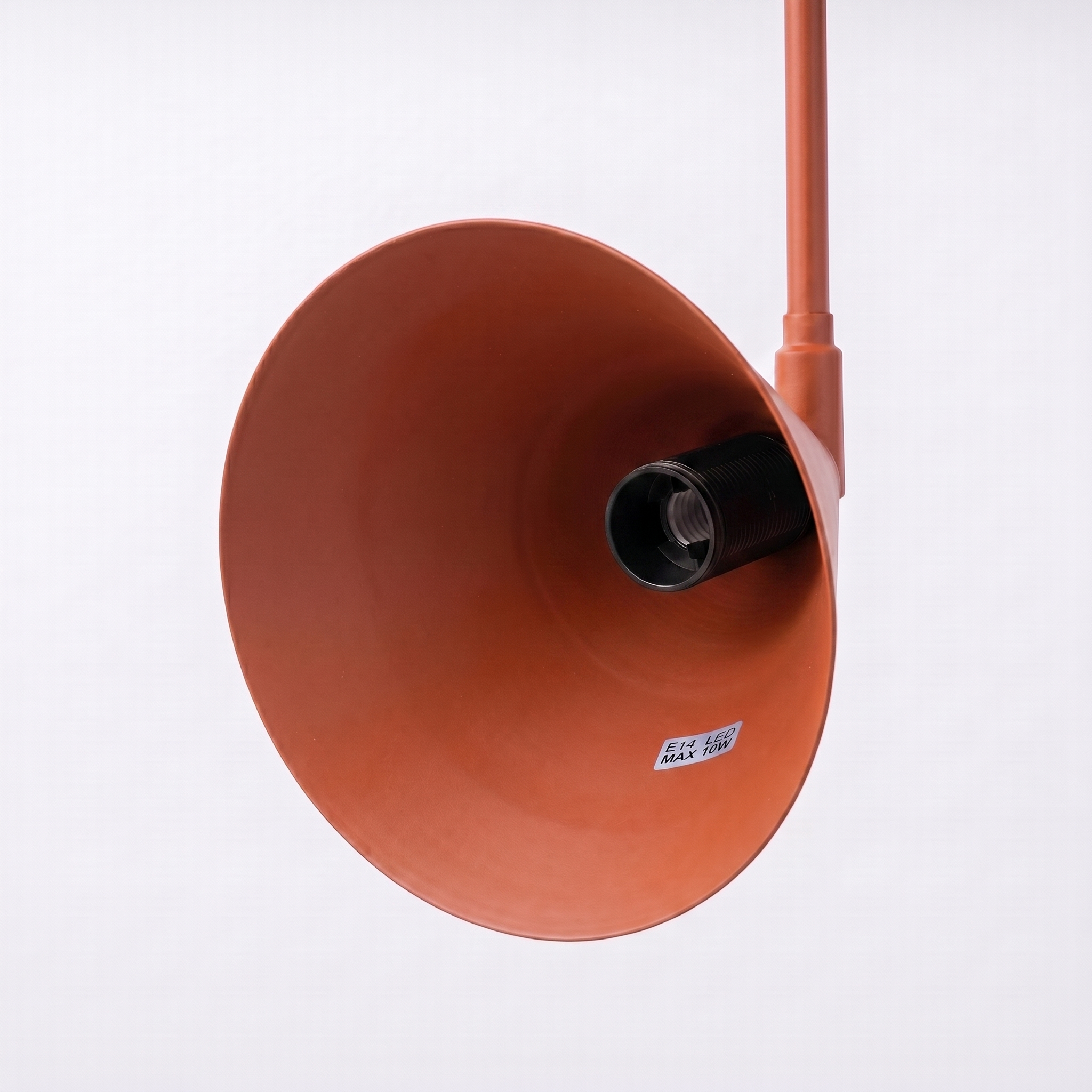Kinkiet stalowy ochra czerwona z włącznikiem NOX 2 z serii NOX SL.2511 - Sollux Lighting - obrazek 8
