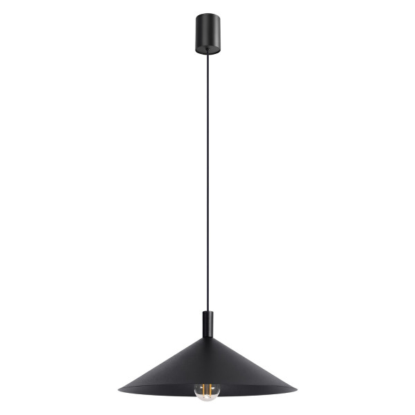 Lampa wisząca stalowa czarna 40cm NOX 40 z serii NOX SL.2537 - Sollux Lighting
