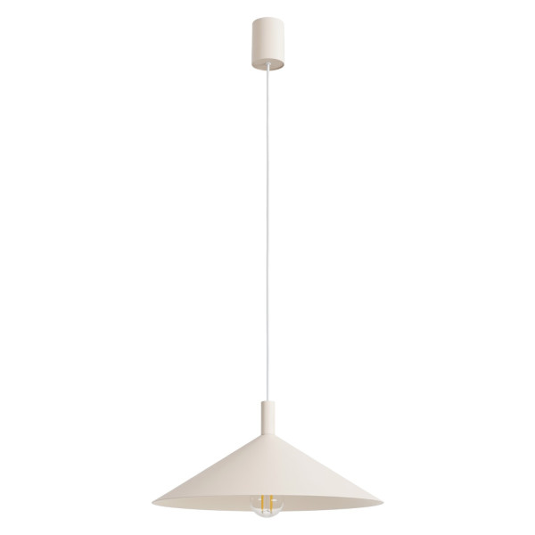 Lampa wisząca stalowa beżowa 40cm NOX 40 z serii NOX SL.2539 - Sollux Lighting