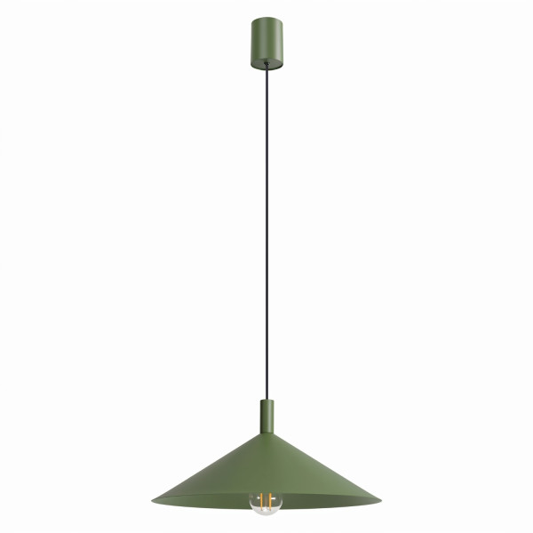Lampa wisząca stalowa oliwkowa 40cm NOX 40 SL.2540 - Sollux Lighting