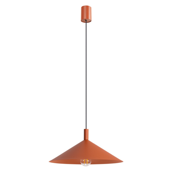 Lampa wisząca stalowa ochra czerwona 40cm NOX 40 z serii NOX SL.2541 - Sollux Lighting