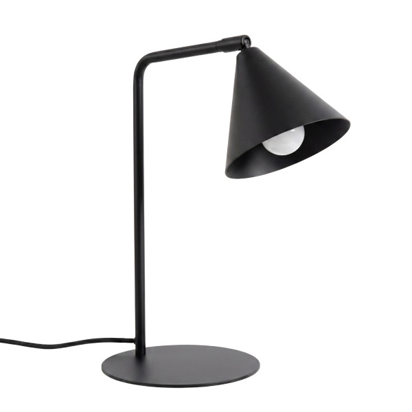 Lampa biurkowa stalowa czarna regulowana 35cm z serii NOX SL.2567 - Sollux Lighting