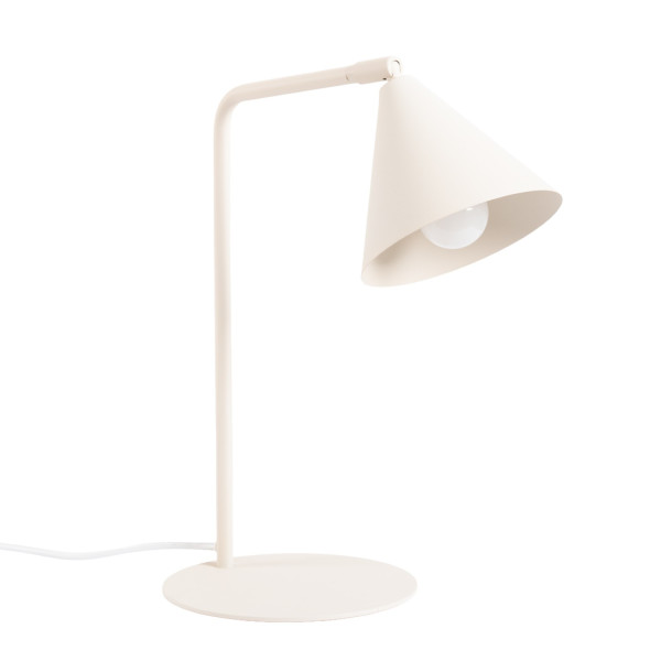Lampa biurkowa stalowa beżowa regulowana 35cm NOX SL.2569 - Sollux Lighting
