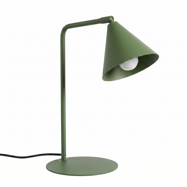 Lampa biurkowa stalowa zielona oliwka 35cm NOX SL.2570 - Sollux Lighting