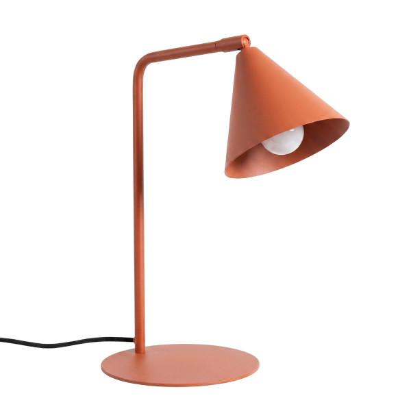 Lampa biurkowa stalowa ochra czerwona z regulacją NOX SL.2571 - Sollux Lighting