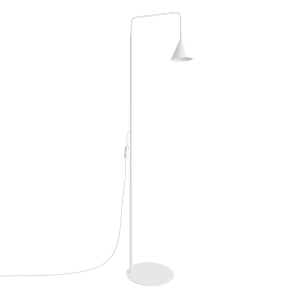 Lampa podłogowa stalowa biała 165cm NOX SL.2581 - Sollux Lighting