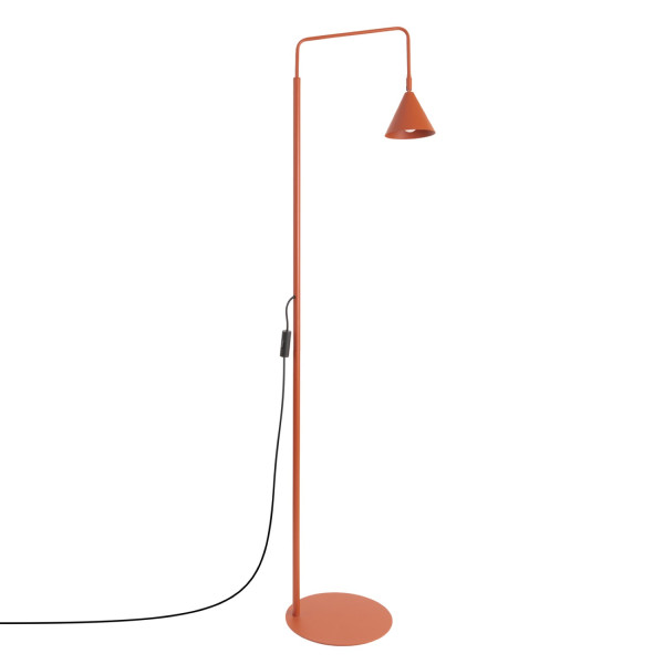 Lampa podłogowa stalowa ochra czerwona 165cm z serii NOX SL.2586 - Sollux Lighting