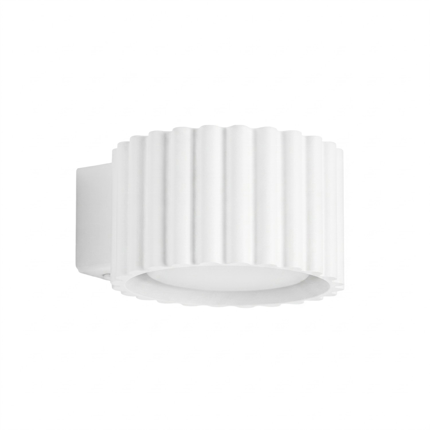Kinkiet aluminiowy biały 10cm Gx53 z serii AURA SL.2612 - Sollux Lighting