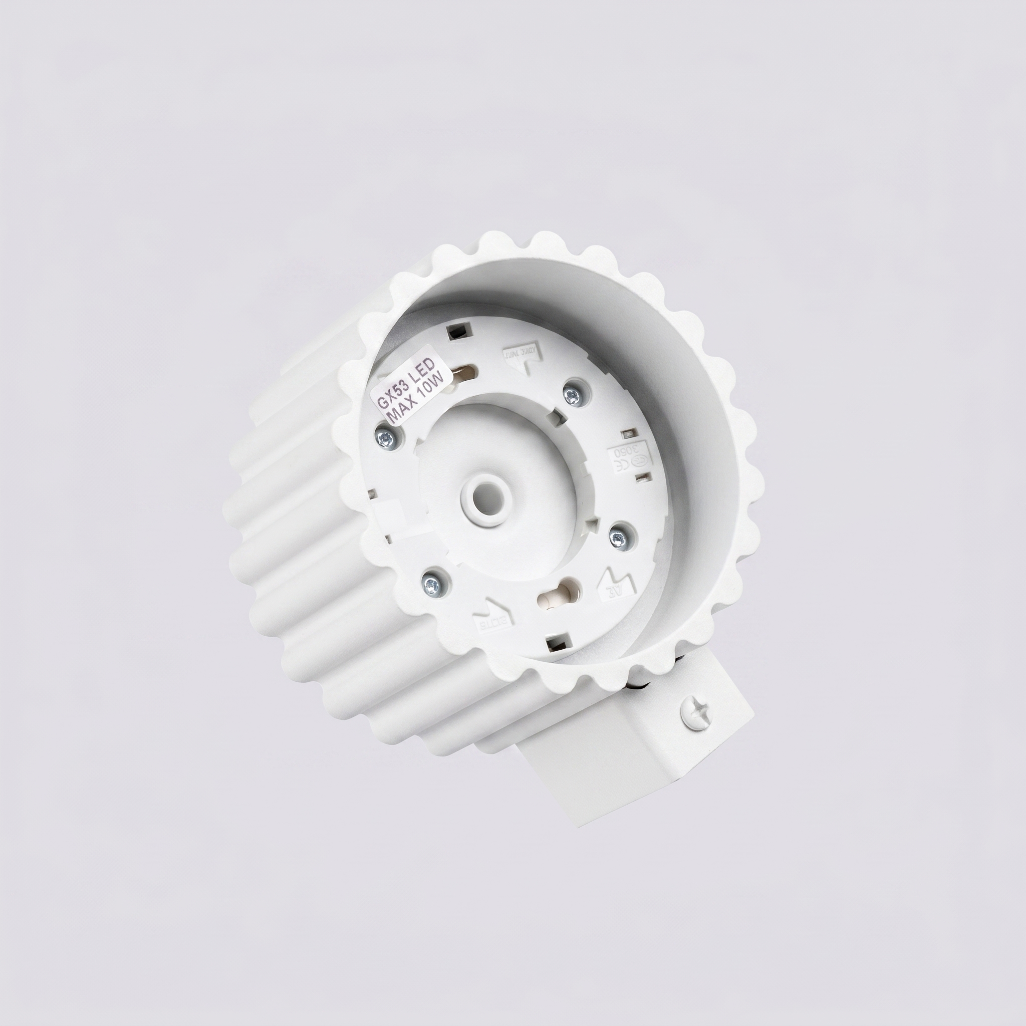 Kinkiet aluminiowy biały 10cm Gx53 z serii AURA SL.2612 - Sollux Lighting - obrazek 6