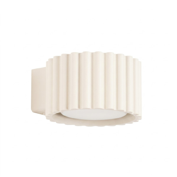 Kinkiet aluminiowy beżowy kwadratowy 10cm Gx53 z serii AURA SL.2614 - Sollux Lighting