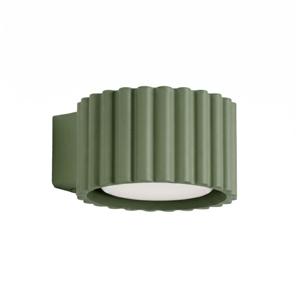 Kinkiet aluminiowy oliwkowy 12cm Gx53 z serii AURA SL.2615 - Sollux Lighting