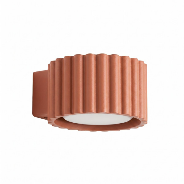 Kinkiet aluminiowy ochra czerwona 10cm Gx53 z serii AURA SL.2616 - Sollux Lighting