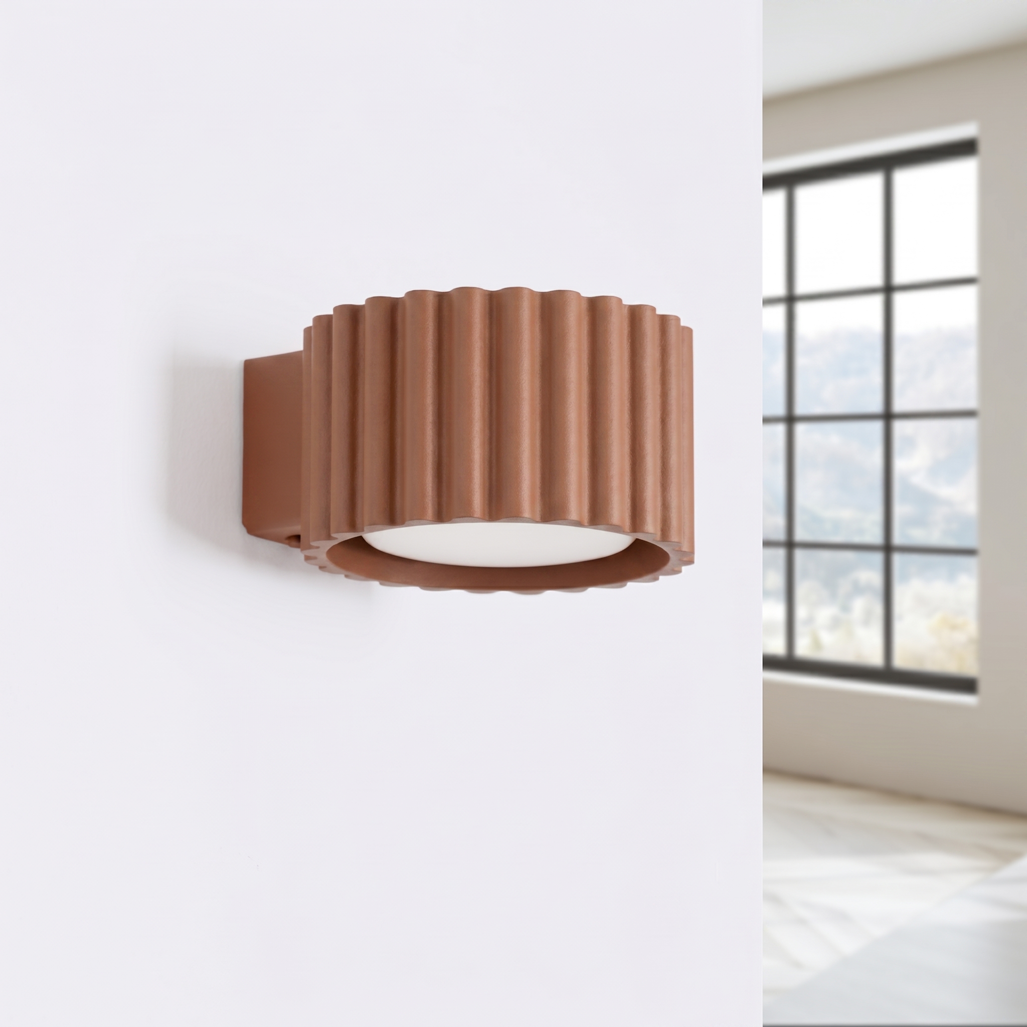 Kinkiet aluminiowy mocca 10cm Gx53 z serii AURA SL.2617 - Sollux Lighting - obrazek 2