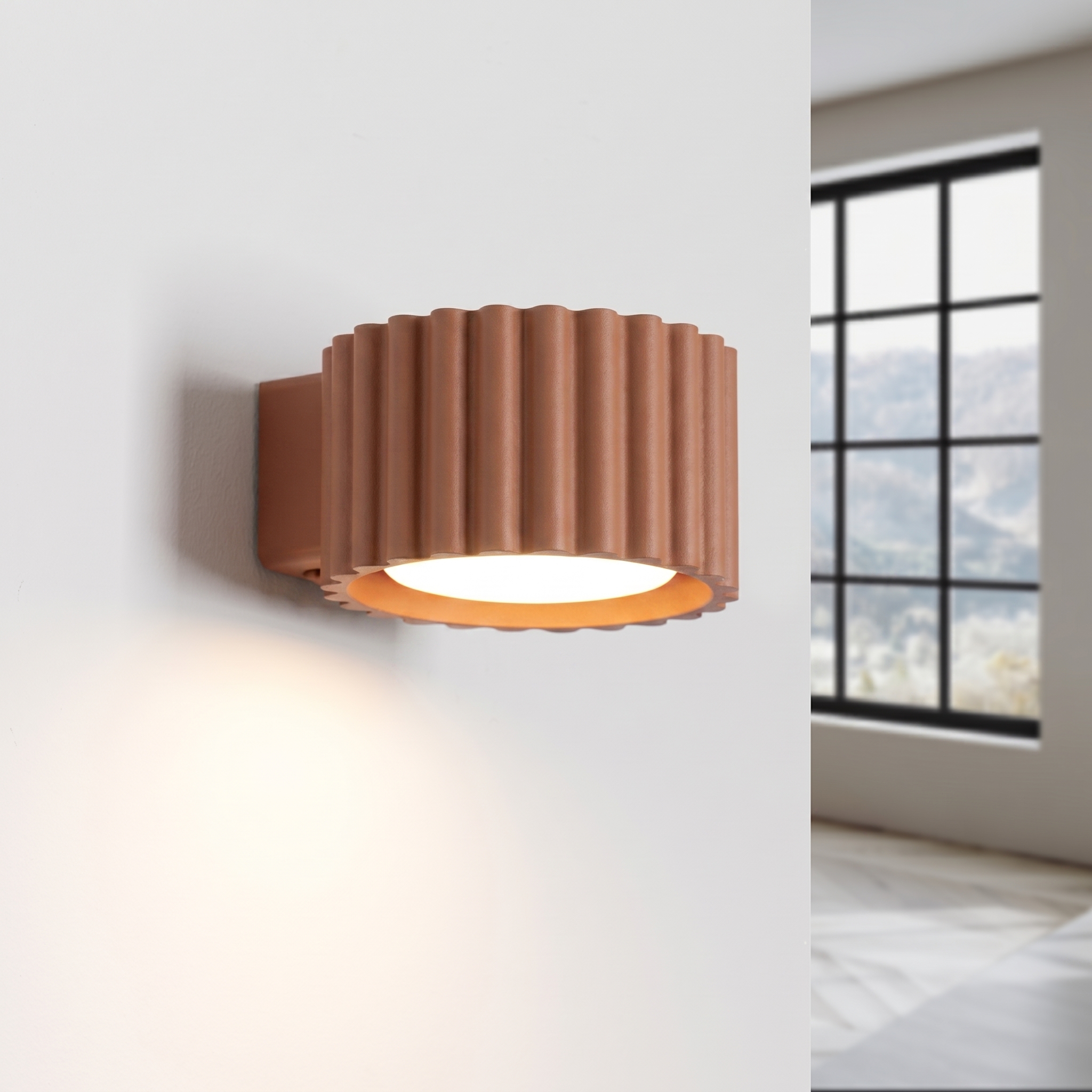 Kinkiet aluminiowy mocca 10cm Gx53 z serii AURA SL.2617 - Sollux Lighting - obrazek 3