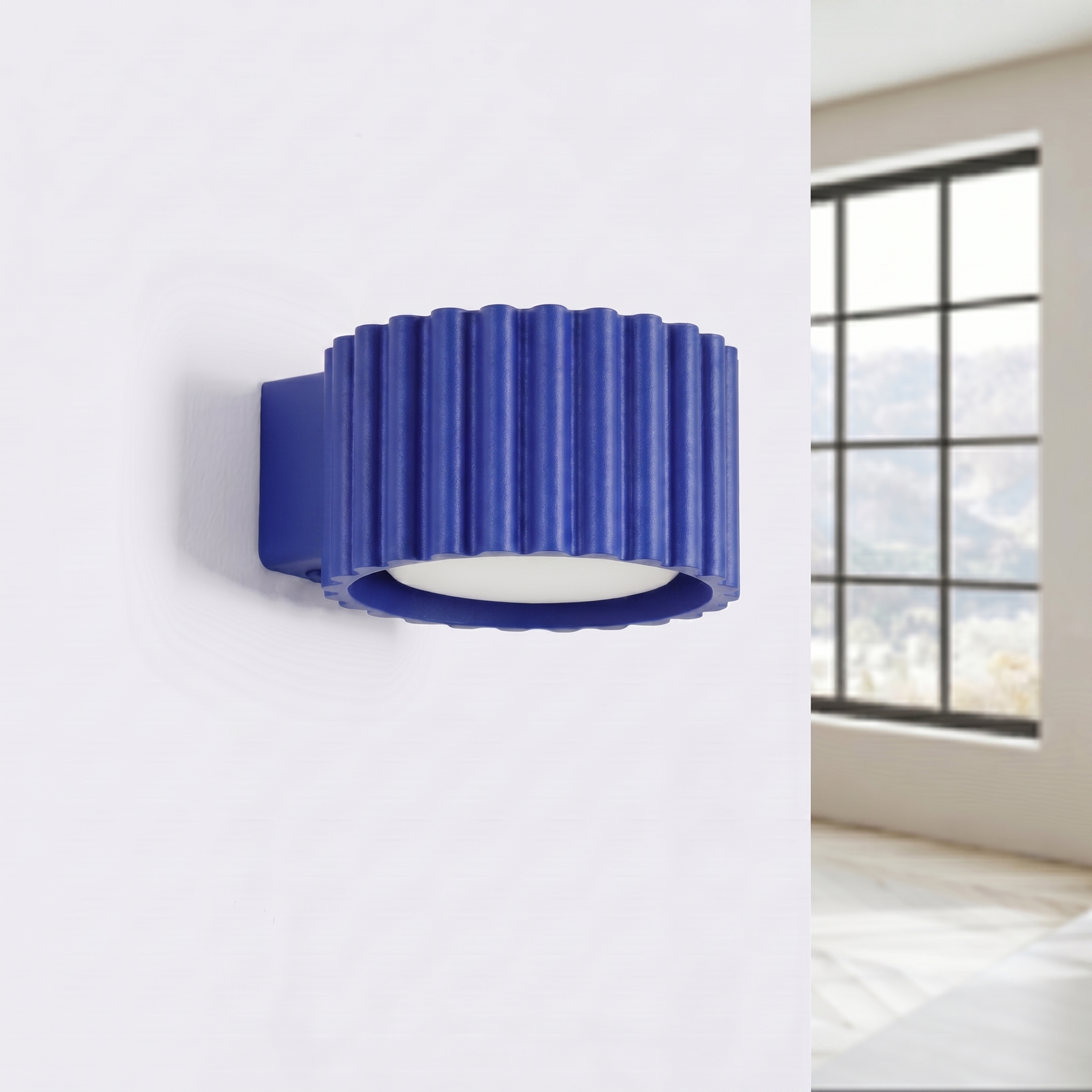 Kinkiet aluminiowy ultramaryna 10cm Gx53 z serii AURA SL.2618 - Sollux Lighting - obrazek 2