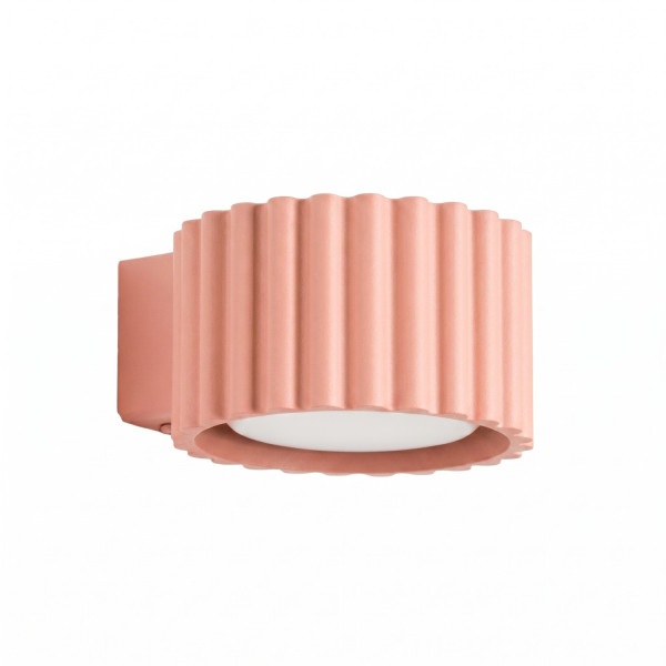 Kinkiet aluminiowy brzoskwiniowy 10cm Gx53 z serii AURA SL.2621 - Sollux Lighting