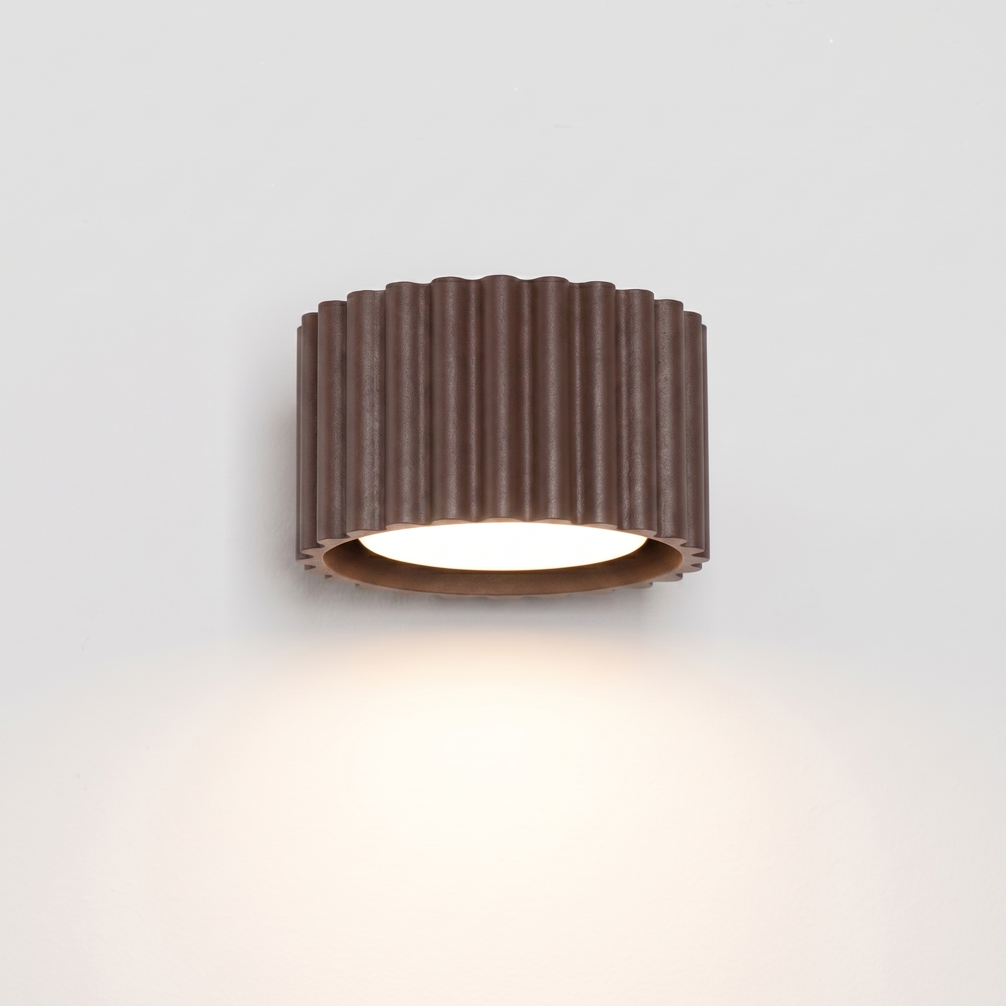 Kinkiet aluminiowy brązowy kwadratowy 10cm z serii AURA SL.2626 - Sollux Lighting - obrazek 4