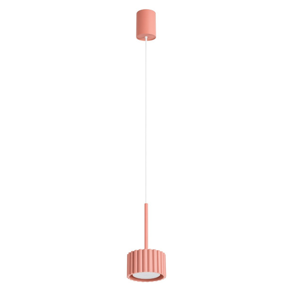 Lampa wisząca aluminiowa brzoskwiniowa 10cm Gx53 z serii AURA SL.2685 - Sollux Lighting