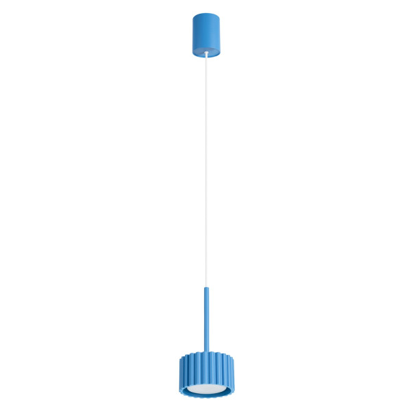 Lampa wisząca aluminiowa błękitna 10cm Gx53 z serii AURA SL.2691 - Sollux Lighting