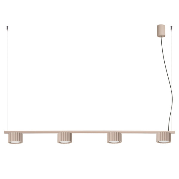 Żyrandol aluminiowy antracytowy 4-punktowy AURA 4 z serii AURA SL.2702 - Sollux Lighting