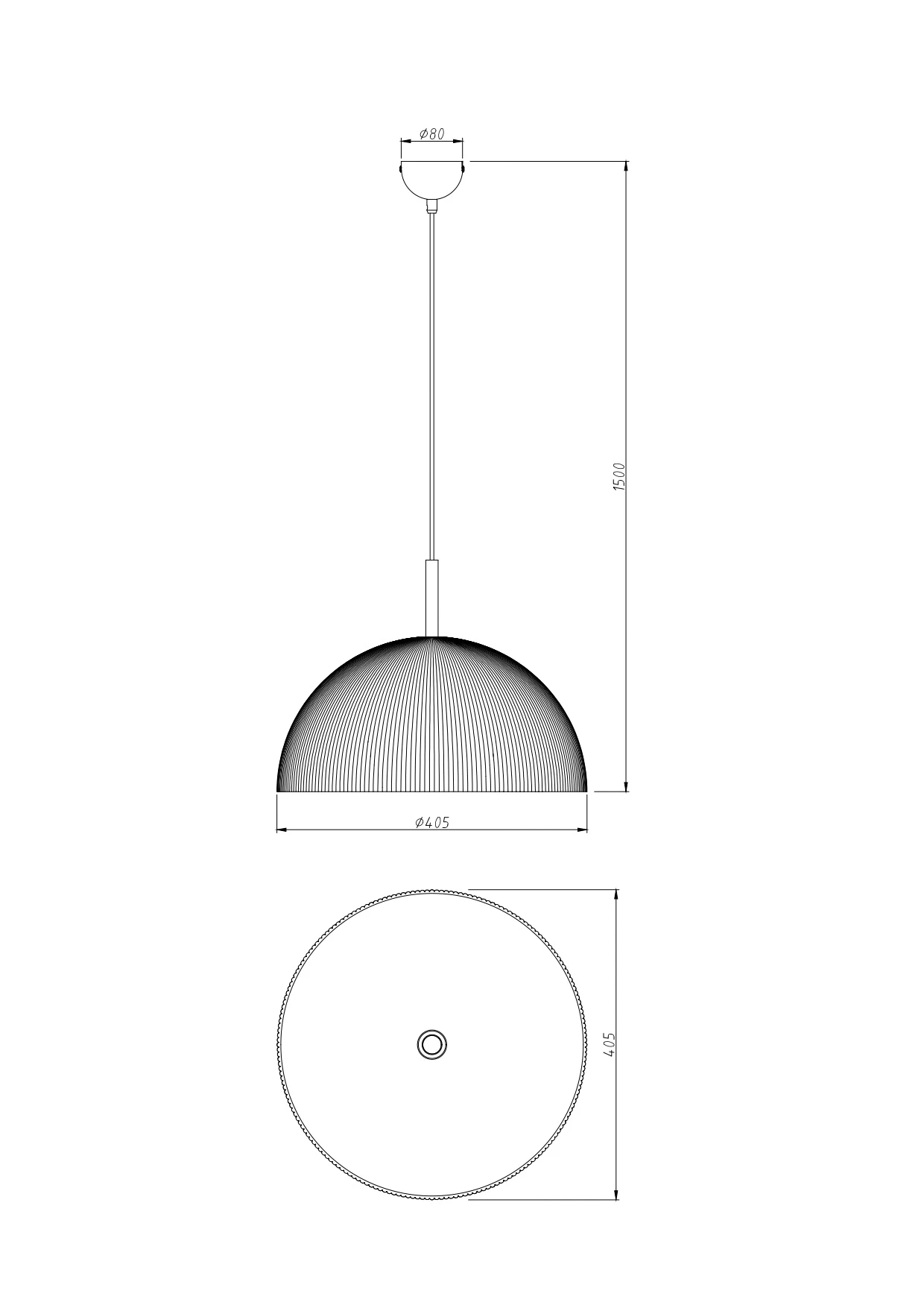 Lampa wisząca ISLUNA P250365201A - Zuma Line - obrazek 2