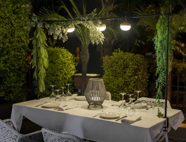 Lampa zewnętrzna stolikowa szara  3115 CONTA 30 - New Garden