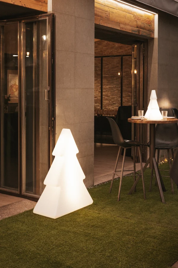 Lampa zewnętrzna choinka biała 3138 PINUS 100 BATTERY  - New Garden