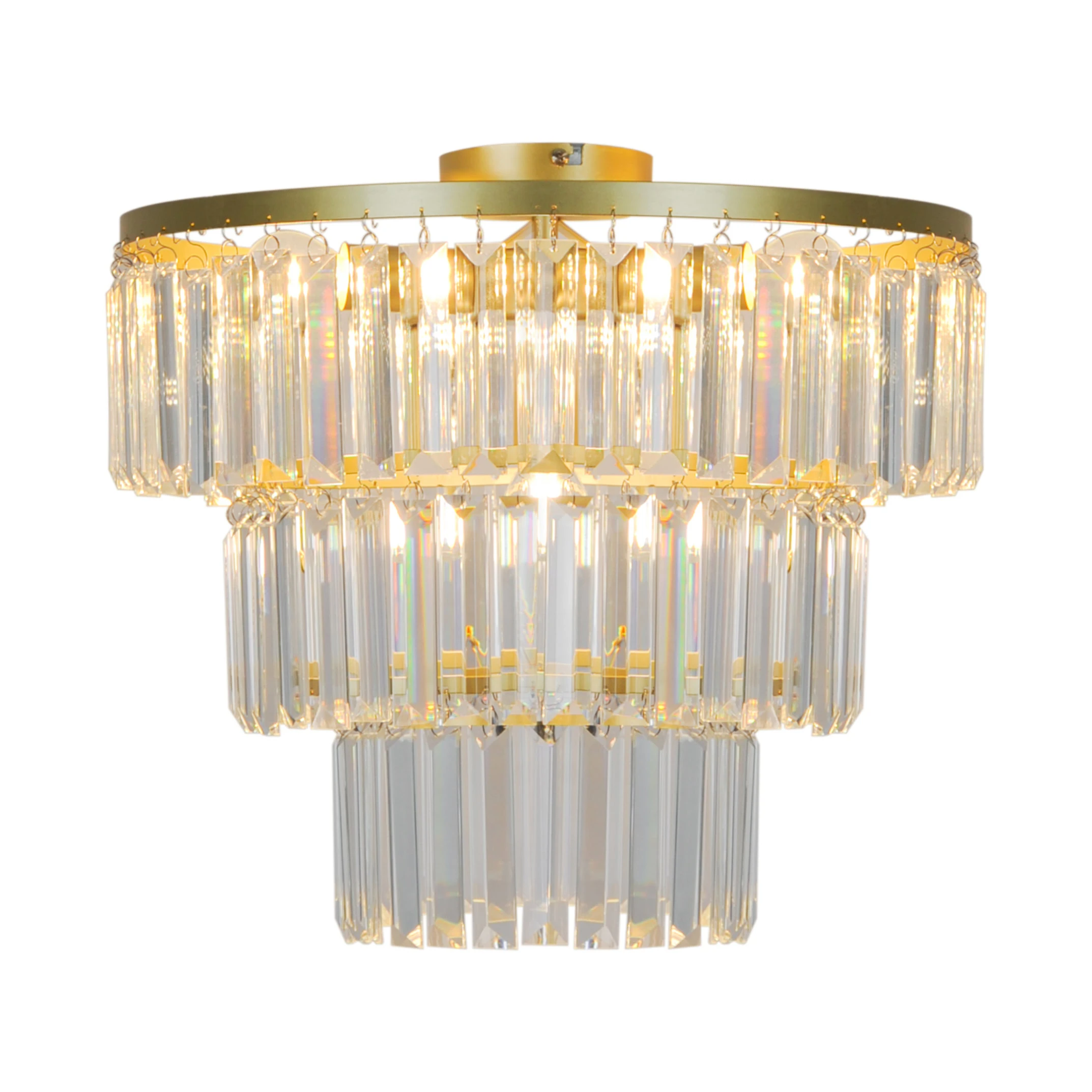 Lampa sufitowa stylowa i elegancka TIFANNY ZŁOTA/GOLD P17127-4-GD - Zuma Line