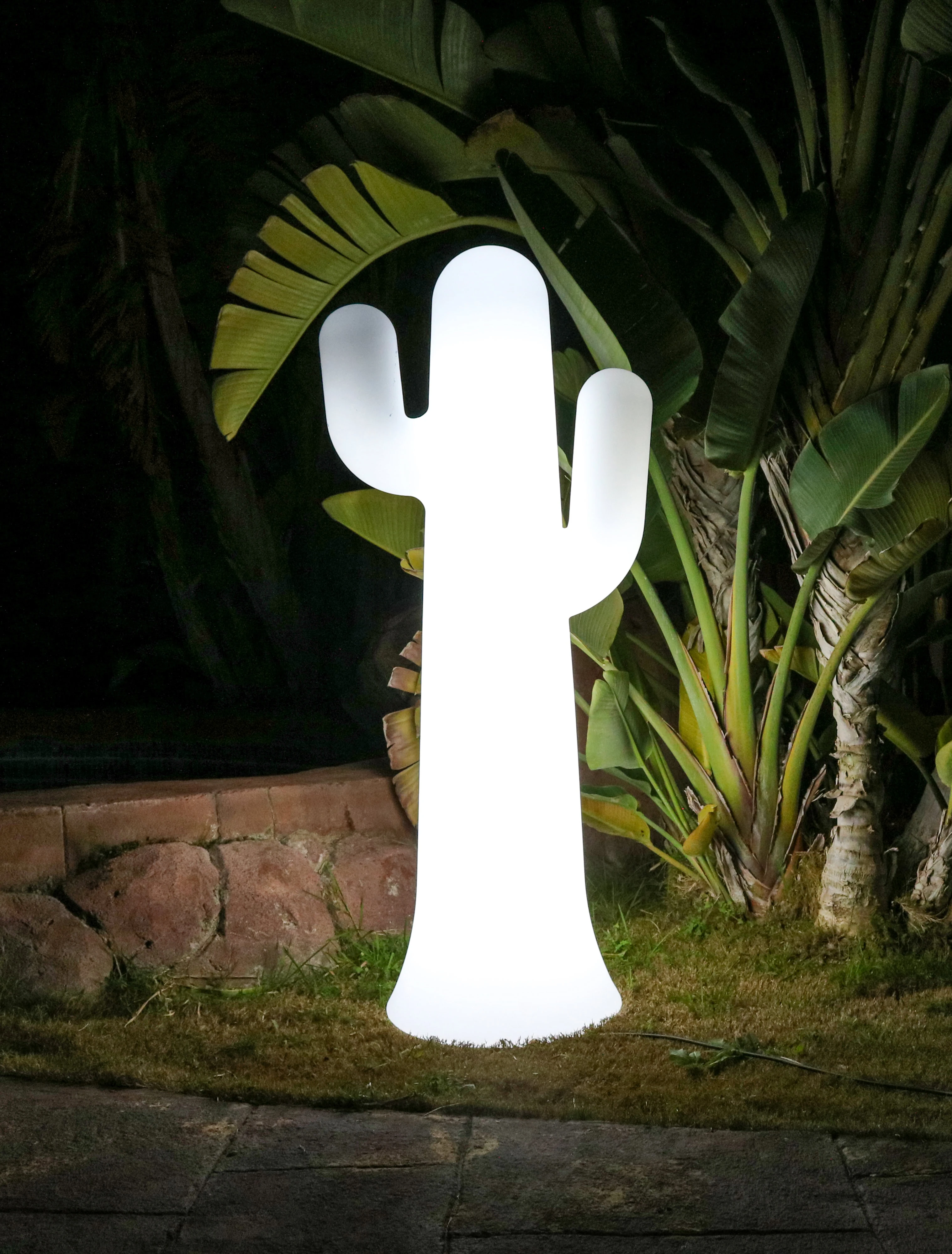 Lampa zewnętrzna biała kaktus 3089 PANCHO 140 - New Garden