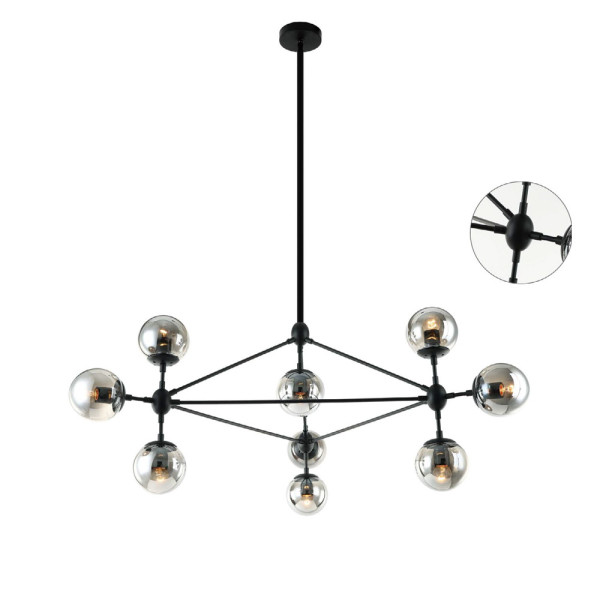Lampa stylowa wisząca BAO NERO FUME OR80056 - Open Design Highlights