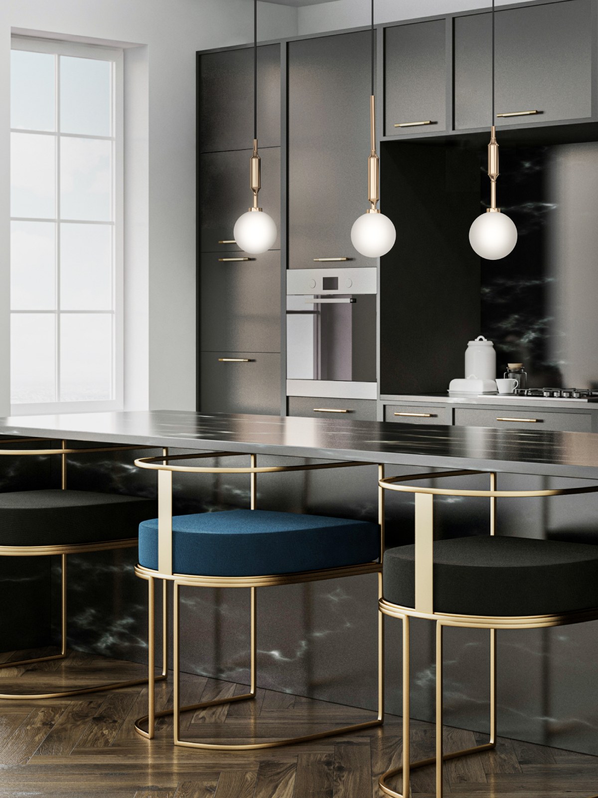 Lampa wisząca Ero I Gold B OR85006 - Open Design Highlights - obrazek 2