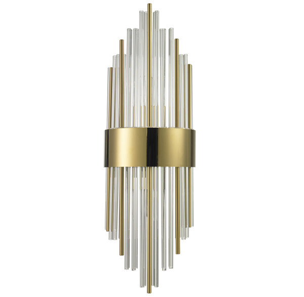 Lampa ścienna stylowa kinkiet DRACO złota 60 cm  ST-88003W-M gold - Step Into Design