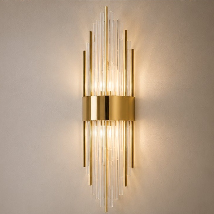 Lampa ścienna stylowa kinkiet DRACO złota 60 cm ST-88003W-M gold - Step Into Design - obrazek 4