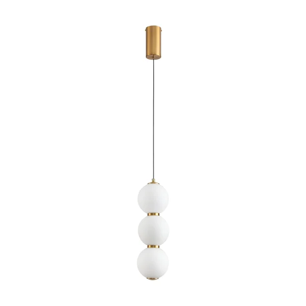Lampa wisząca PERLA LED złoty szczotkowany 12 cm  ST-CP231222-3L gold - Step Into Design