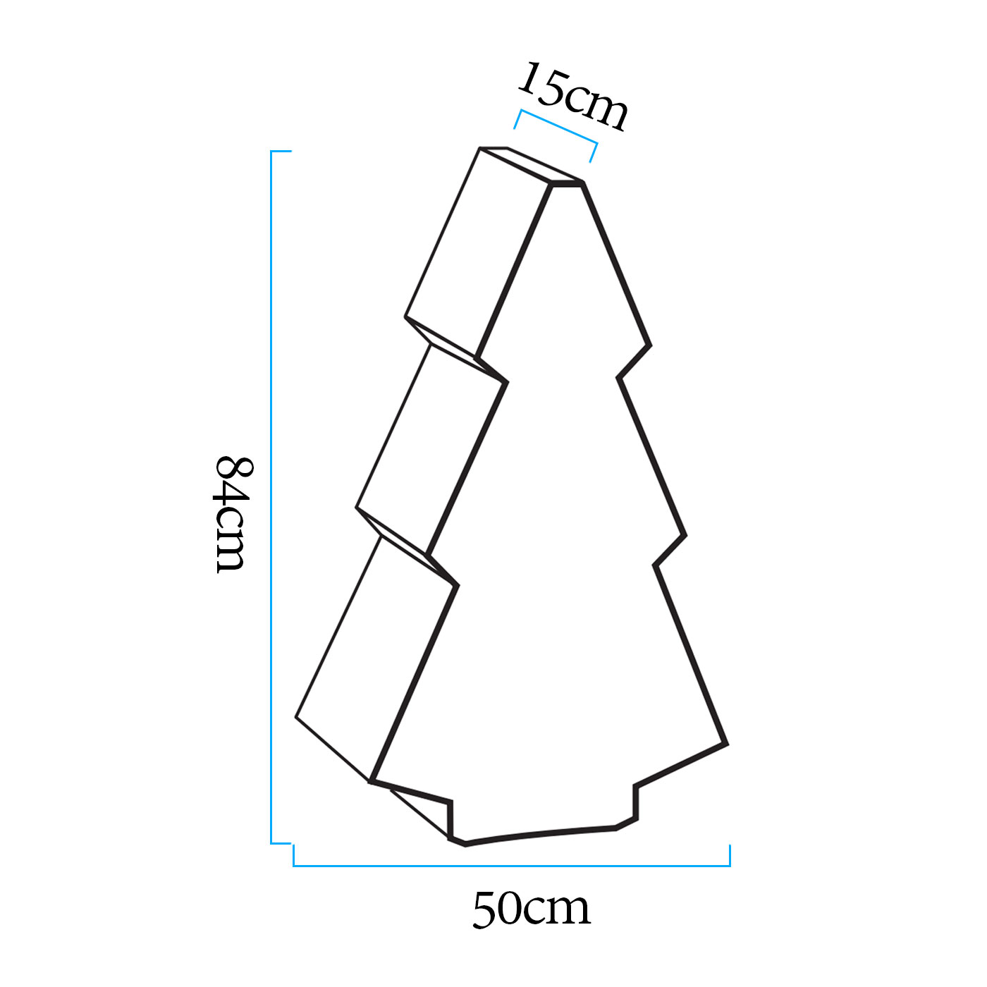 Lampa ogrodowa choinka X-MASS TREE M LED RGBW 16 kolorów 84 cm ES-CR021 - Step Into Desgin - obrazek 8
