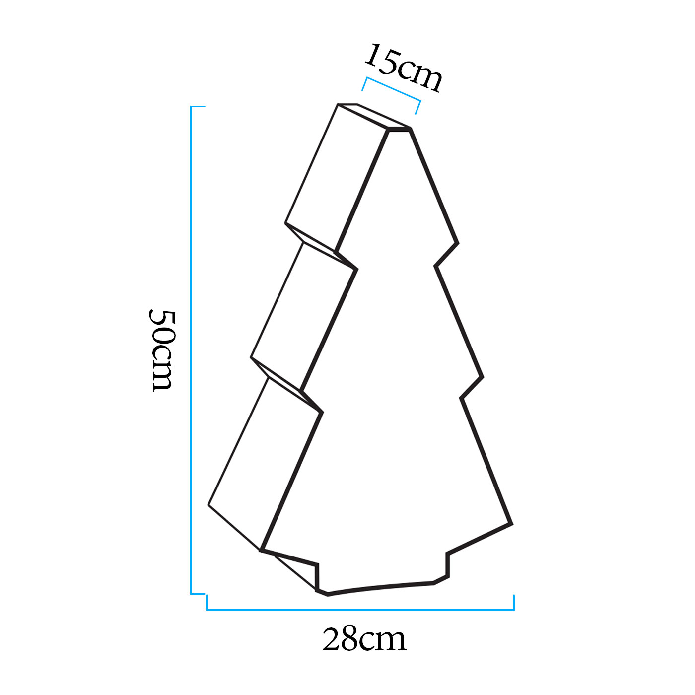 Lampa ogrodowa choinka X-MASS TREE S LED RGBW 16 kolorów 50 cm ES-CR020 - Step Into Desgin - obrazek 8