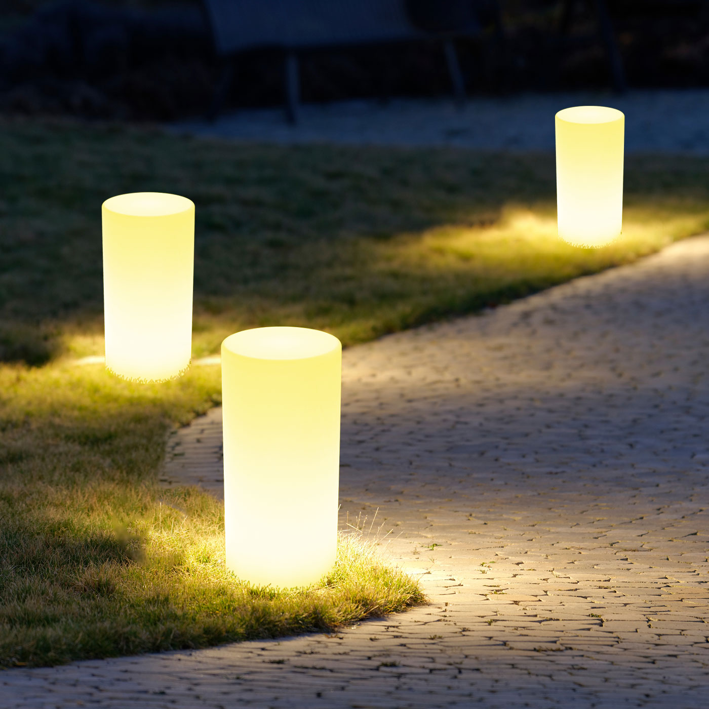 Lampa ogrodowa kolumna TUBE LED RGBW 16 kolorów 80 cm ES-DC030 - Step Into Design - obrazek 2