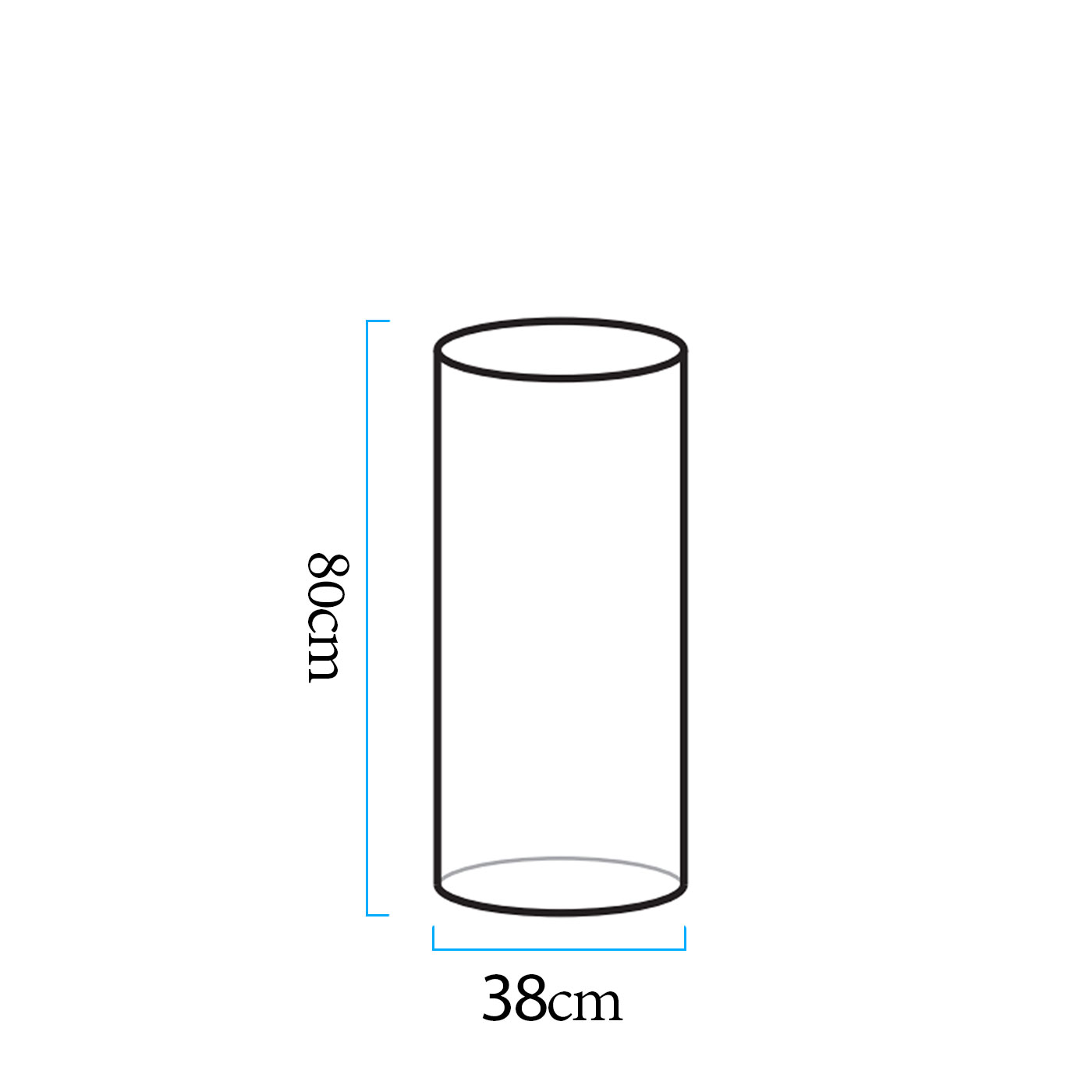 Lampa ogrodowa kolumna TUBE LED RGBW 16 kolorów 80 cm ES-DC030 - Step Into Design - obrazek 8