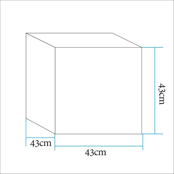 Lampa ogrodowa CUBIC L LED RGBW 16 kolorów 43 cm ES-C4343 - Step Into Design - obrazek 4