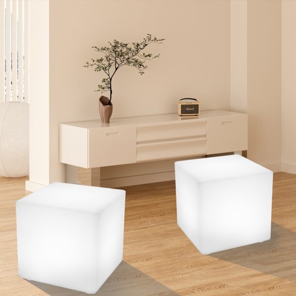 Lampa ogrodowa CUBIC L LED RGBW 16 kolorów 43 cm ES-C4343 - Step Into Design - obrazek 2