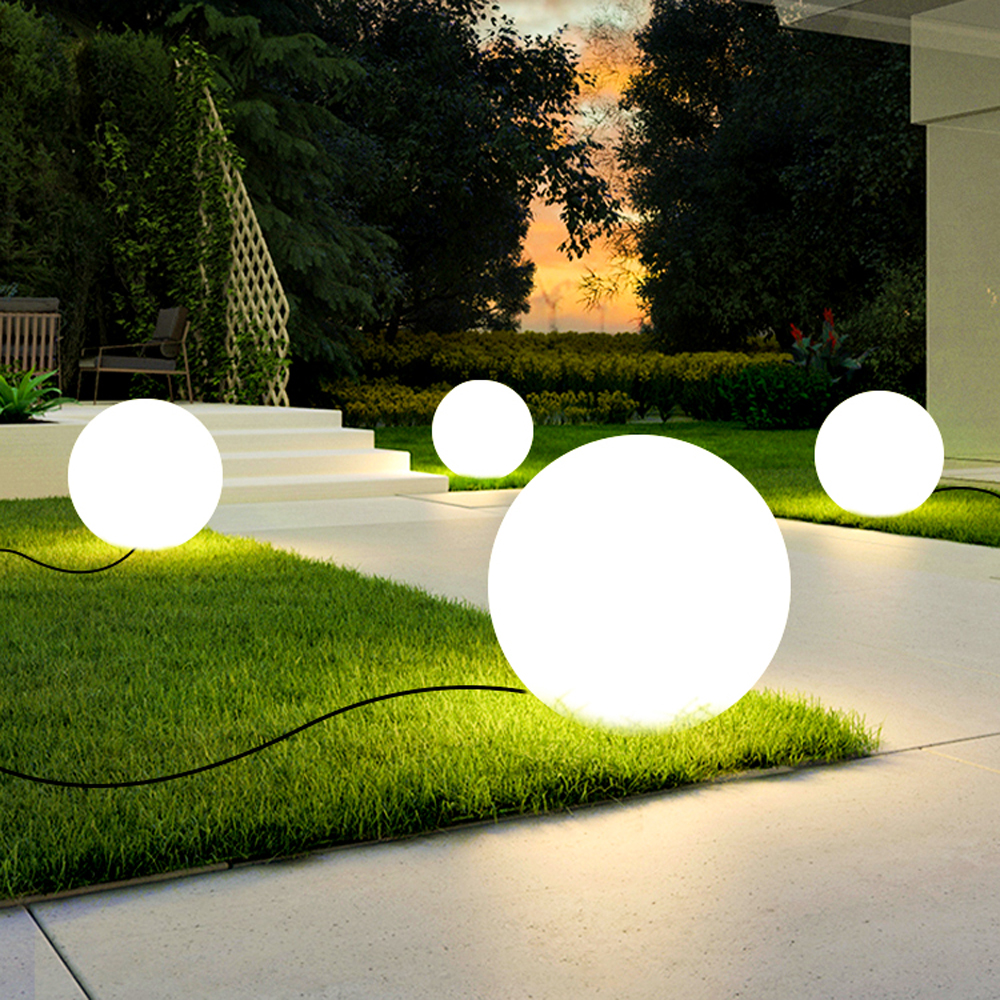 Lampa ogrodowa kula BALL XL biała 80 cm ES-B080 - Step Into Design - obrazek 3