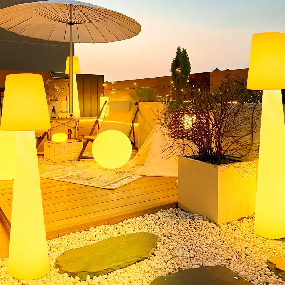 Lampa ogrodowa kula BALL XL biała 80 cm ES-B080 - Step Into Design - obrazek 4