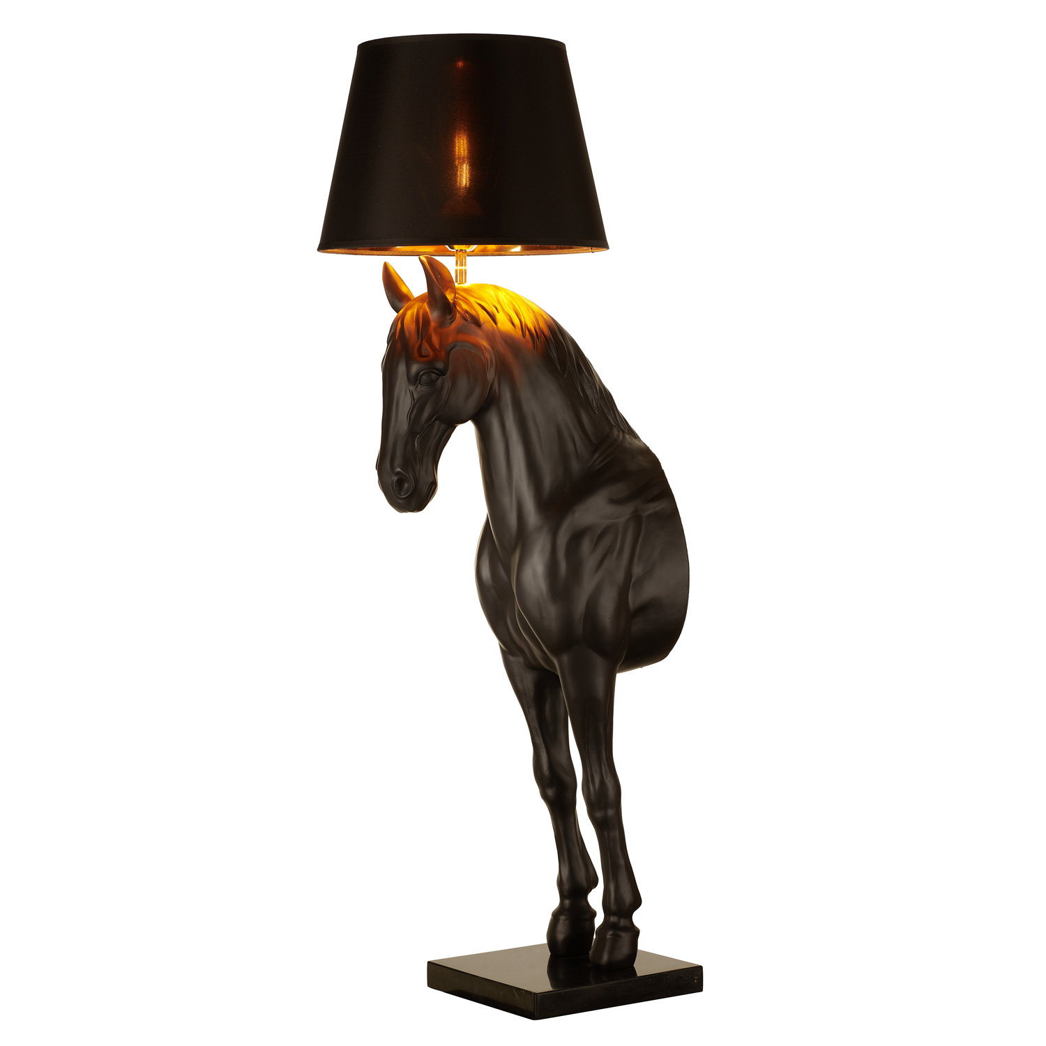 Lampa podłogowa KOŃ L / HORSE czarna 185 cm - MF1237-600 - Step Into Design - obrazek 2