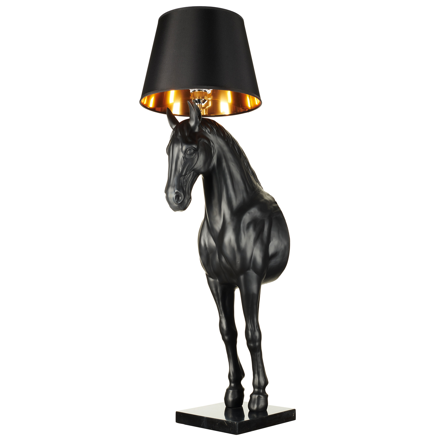 Lampa podłogowa KOŃ L / HORSE czarna 185 cm - MF1237-600 - Step Into Design - obrazek 4