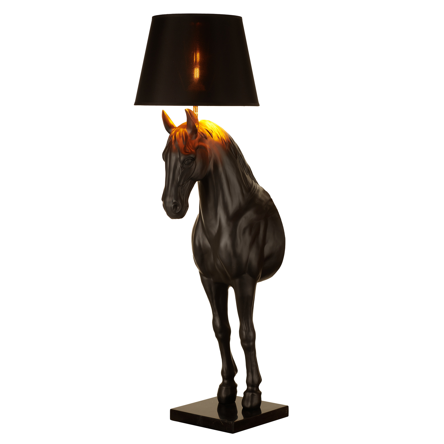 Lampa podłogowa KOŃ L / HORSE czarna 185 cm - MF1237-600 - Step Into Design - obrazek 5