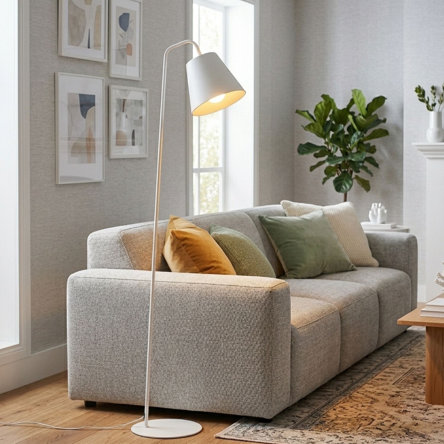 Lampa podłogowa ZEN F biała - MF1232 white - Step Into Design - obrazek 2